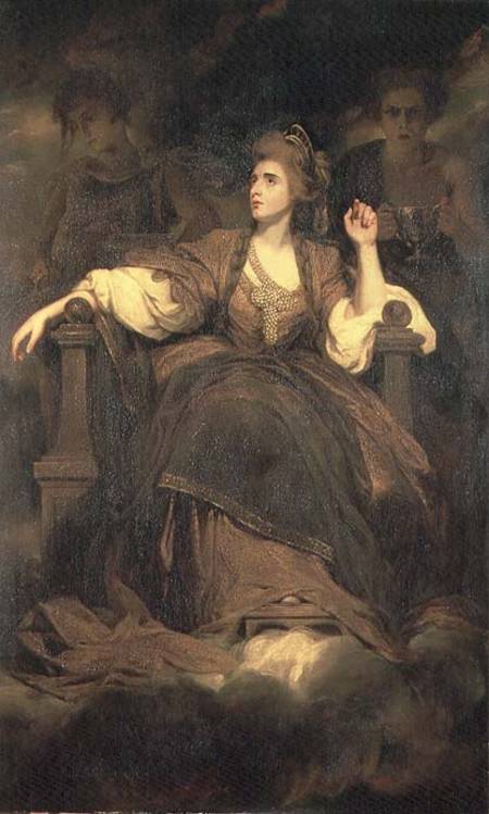 Mrs Siddons as the Tragic Muse van Sir Joshua Reynolds