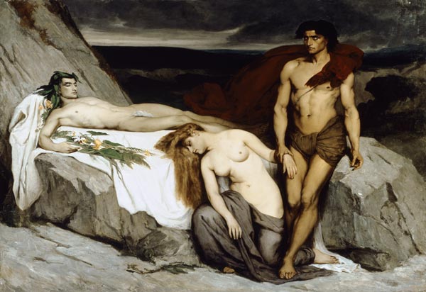 The Death. van Sir Lawrence Alma-Tadema