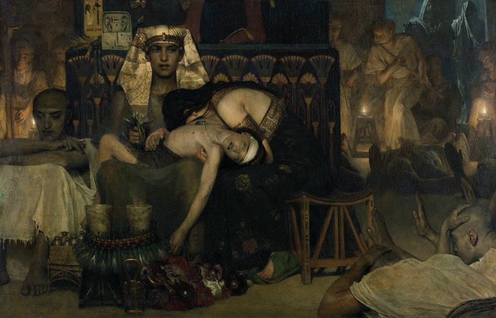 The Death of the First Born, Alma-Tadema van Sir Lawrence Alma-Tadema