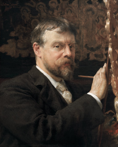 Sir Lawrence Alma-Tadema , Self Portrait van Sir Lawrence Alma-Tadema