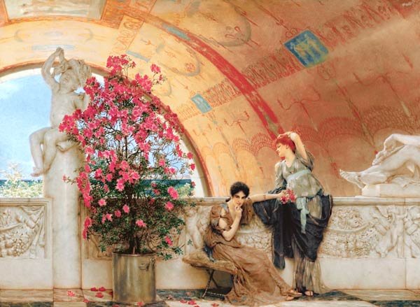 Onbewuste rivalen  van Sir Lawrence Alma-Tadema