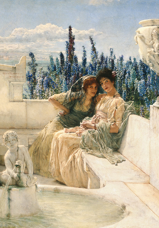 Whispering Noon van Sir Lawrence Alma-Tadema
