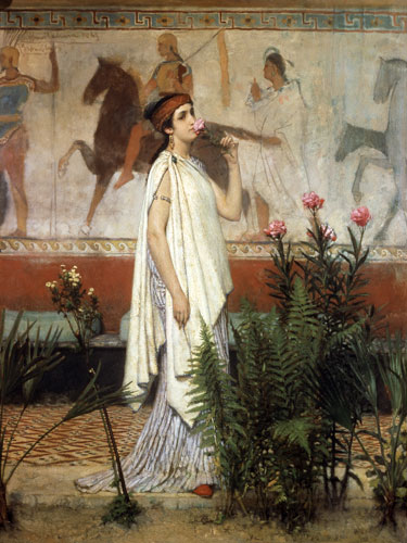 A Greek Woman van Sir Lawrence Alma-Tadema