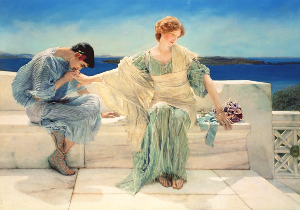Ask me no more van Sir Lawrence Alma-Tadema