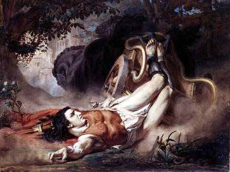 The Death of Hippolyte van Sir Lawrence Alma-Tadema