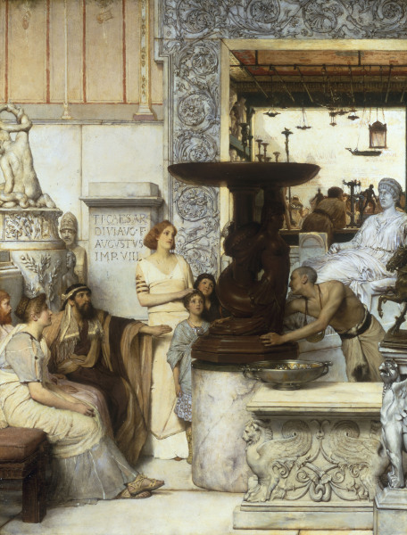 A Sculpture Garden van Sir Lawrence Alma-Tadema