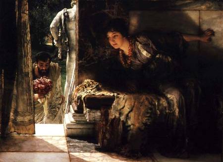 Welcome Footsteps van Sir Lawrence Alma-Tadema