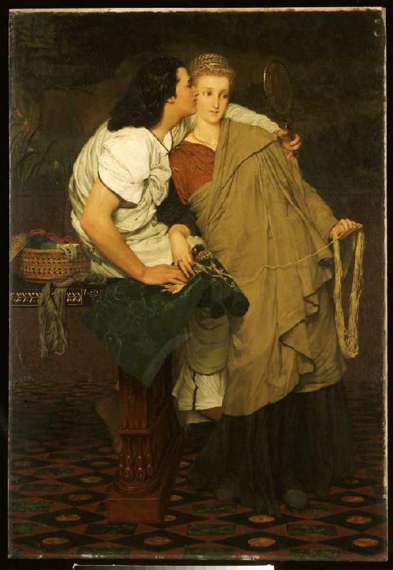 Die Liebenden (Honeymoon) van Sir Lawrence Alma-Tadema
