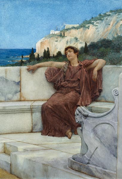 Dolce Far Niente van Sir Lawrence Alma-Tadema
