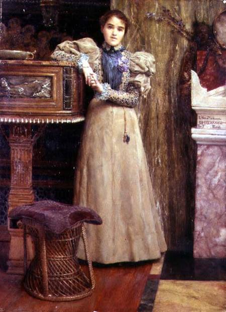 Portrait of Miss Onslow Ford van Sir Lawrence Alma-Tadema