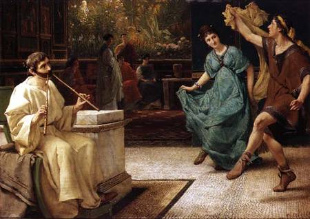 A Roman Dance van Sir Lawrence Alma-Tadema