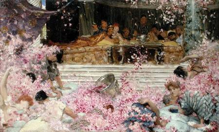 Study for The Roses of Heliogabulus van Sir Lawrence Alma-Tadema