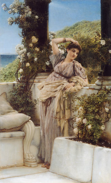 Thou Rose of all the Roses van Sir Lawrence Alma-Tadema