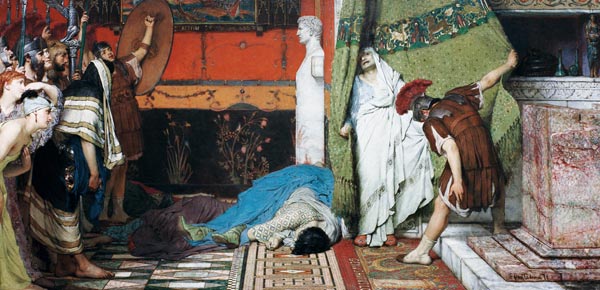 Death of Caligula van Sir Lawrence Alma-Tadema