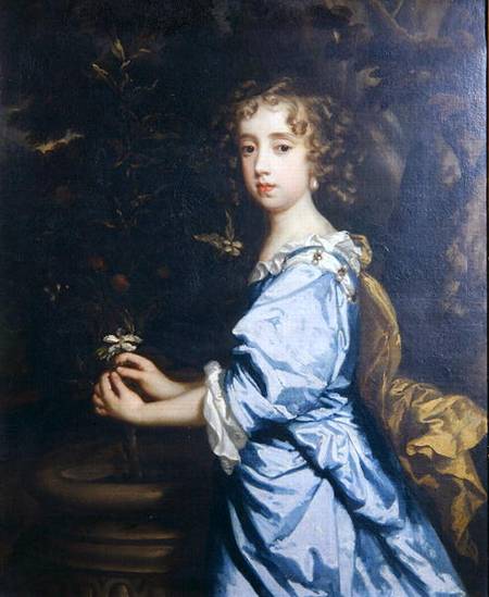 Isabella Dormer, aged 8, later Countess of Mountrath van Sir Peter Lely