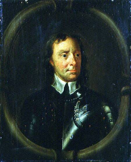 Portrait of Oliver Cromwell (1599-1658) van Sir Peter Lely