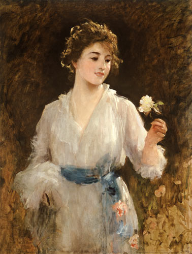 Die gelbe Rose van Sir Samuel Luke Fildes