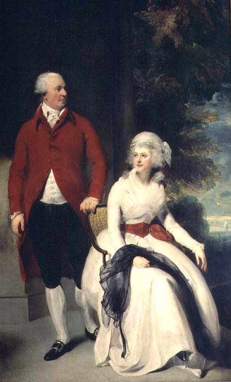 Portrait of John Julius Angerstein (1735-1823) and his second wife Eliza (1748/9-1800) van Sir Thomas Lawrence