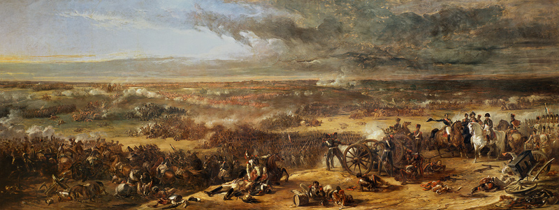 Battle of Waterloo, 1815 van Sir William Allan