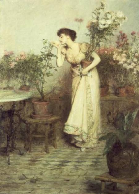 In the Conservatory van Sir William Quiller Orchardson