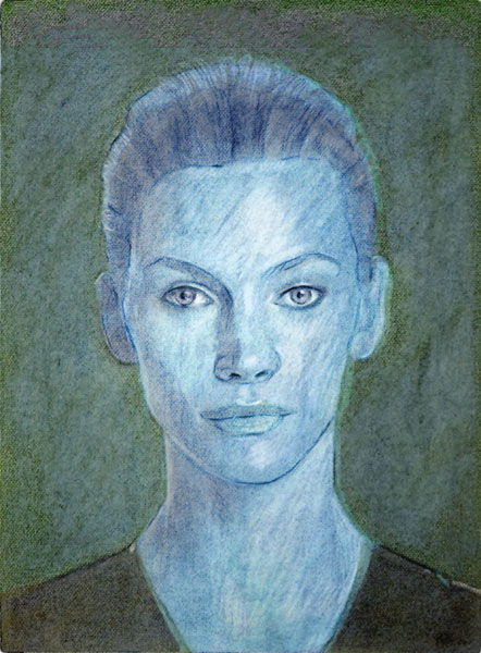 Head Blue van Philip Smeeton