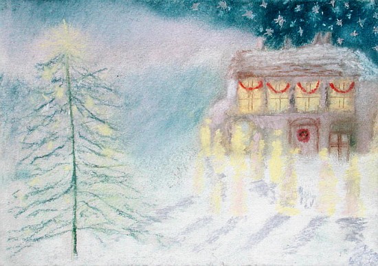 Christmas Eve, 1995 (pastel on paper)  van Sophia  Elliot