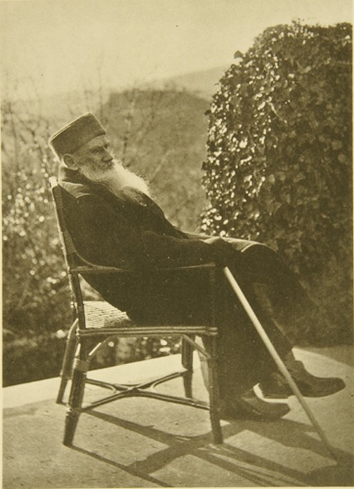 Leo Tolstoy Recovered in Gaspra on the Crimea van Sophia Andreevna Tolstaya