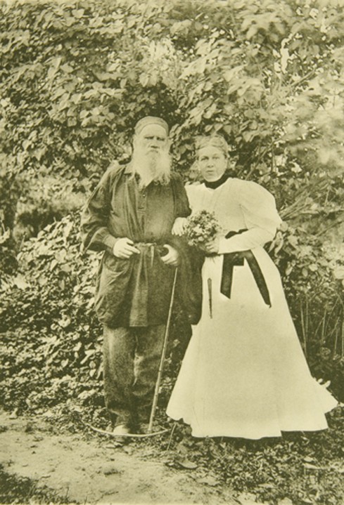 Leo Tolstoy and Sophia Andreevna. Year on their wedding anniversary van Sophia Andreevna Tolstaya