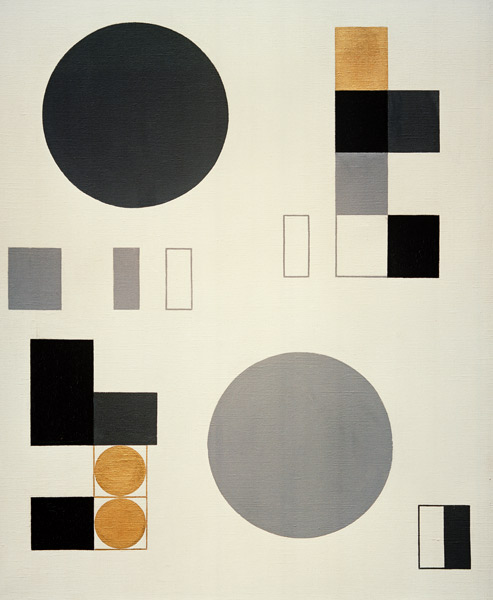 Composition with and Rectangles van Sophie Taeuber-Arp