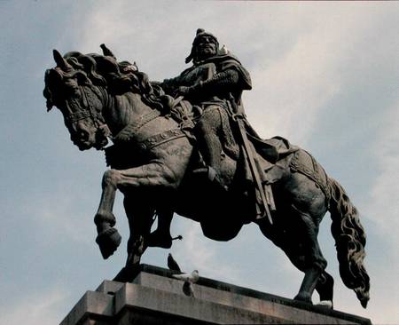 Equestrian statue of Jaime I (1208-76) El Conquistador van Spanish School