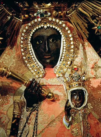 The Guadalupe Madonna (detail of 186934) van Spanish School