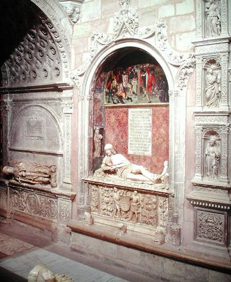 The Tomb of 'Doncel' Don Martin Vazquez of Acre van Spanish School