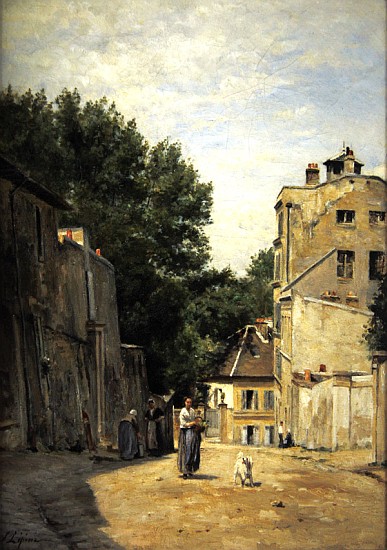 Saint-Vincent Street, Montmartre van Stanislas Victor Edouard Lepine