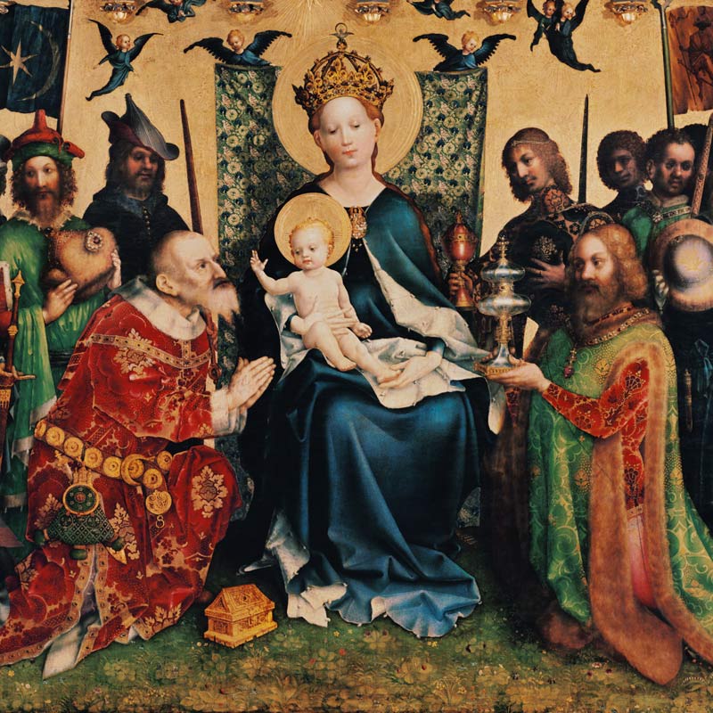 Adoration of the Magi altarpiece van Stephan Lochner