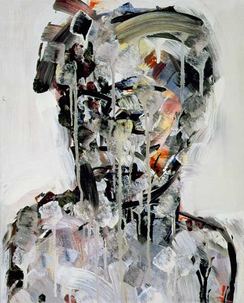 Portrait of David Bowie, 1994 (oil on canvas)  van Stephen  Finer