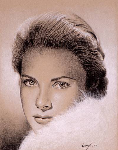 Portret van Grace Kelly