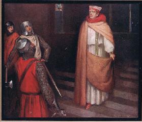 The Martyrdom of St Thomas (colour litho)