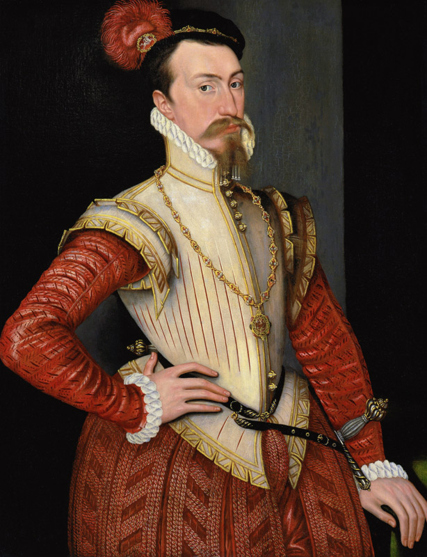 Robert Dudley, 1st Earl of Leicester (1532-1588) van Steven van der Meulen