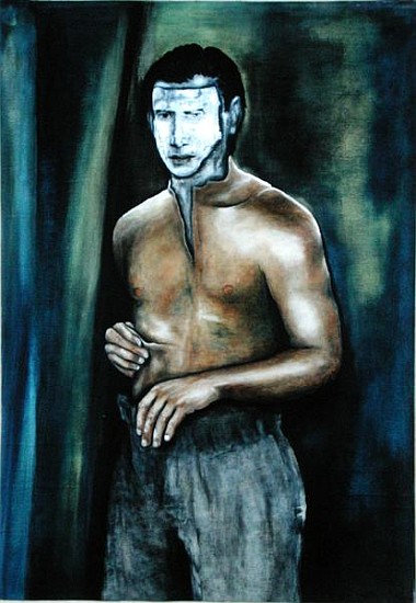 Man Changing in the Presence of Spirits, 2002 (oil on canvas)  van Stevie  Taylor