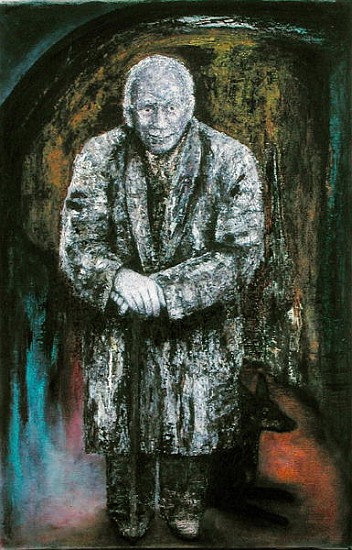 Meeting with a Wise Man, 2003-04 (oil on canvas)  van Stevie  Taylor