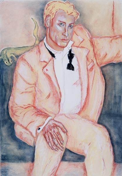 David, 1998 (pastel and charcoal on paper) 