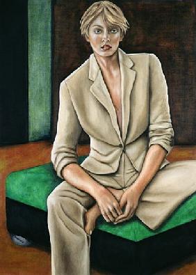 Waiting, 2001 (oil on canvas) 