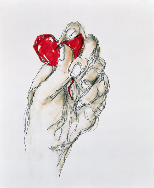 ''You Gave Me Your Heart'', 1996 (ink on paper)  van Stevie  Taylor