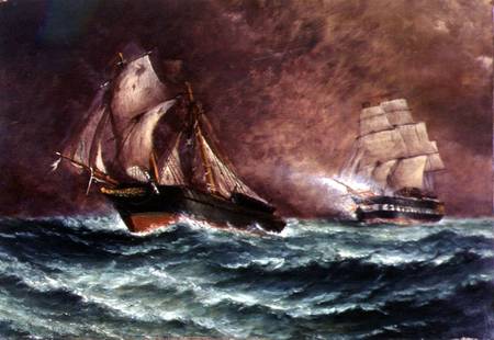 The Life of the Slaver 'Orange Grove' - Chased by an English Frigate van Stuart Henry Bell