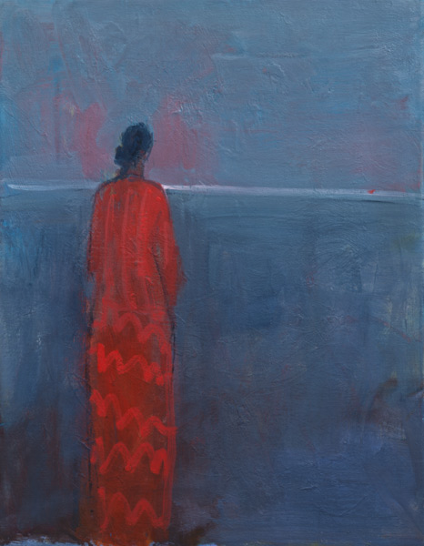 Red Lady, 2003 (oil on canvas)  van Sue  Jamieson