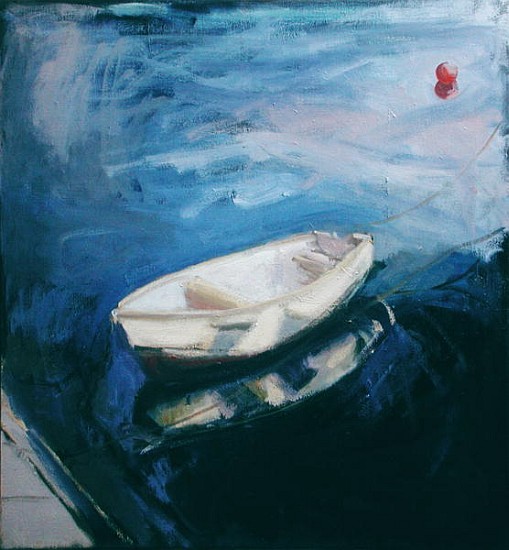 Boat and Buoy, 2003 (oil on canvas)  van Sue  Jamieson