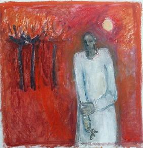 Peace Angel, 2002 (acrylic on paper) 