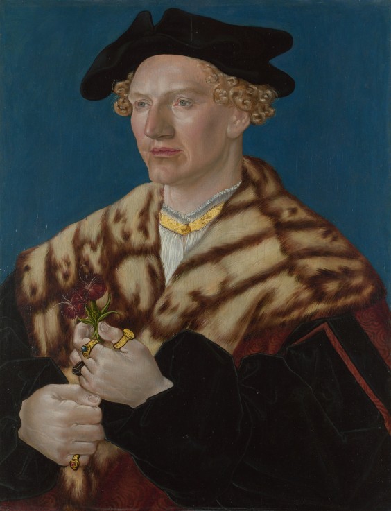 Portrait of a Man van Süddeutscher Meister