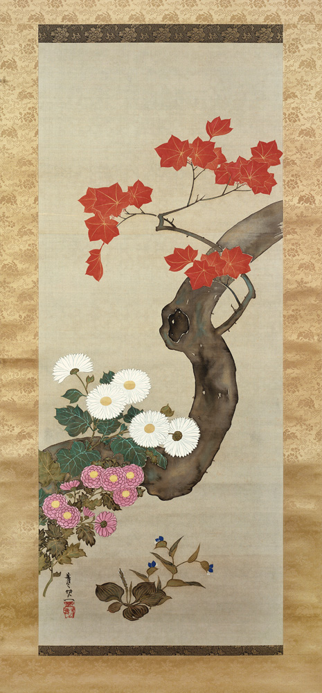 Herbstblumen. van Suzuki Kiitsu