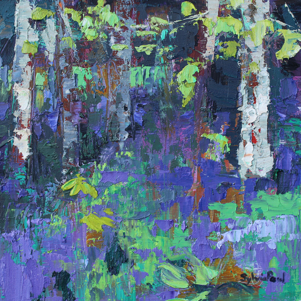 Deep in the Bluebell Wood van Sylvia  Paul